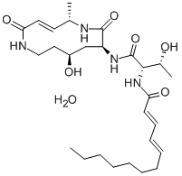 CAS#: 108351-50-4, (2E,4E)-N-[(2S,3R)-3-Hydroxy-1-[[(3Z,5S,8S,10S)-10-Hydroxy-5-Methyl-2,7-Dioxo-1,6-Diazacyclododec-3-En-8-Yl]Amino]-1-Oxobutan-2-Yl]Dodeca-2,4-Dienamide