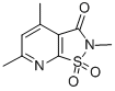 CAS#: 108361-80-4, 2,4,6-Trimethyl-1,1-Dioxo-[1,2]Thiazolo[5,4-b]Pyridin-3-One