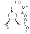 CAS 登录号：108365-31-7， (2S,3S,4S)-2-(甲氧羰基)-4-(1-甲基乙烯基)-3-吡咯烷乙酸甲酯盐酸盐