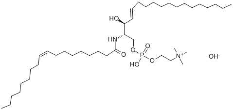 CAS#: 108392-10-5, [(E,2S,3R)-3-Hydroxy-2-[[(Z)-Octadec-9-Enoyl]Amino]Octadec-4-Enyl] 2-Trimethylazaniumylethyl Phosphate