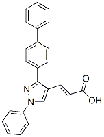 CAS#: 108446-76-0, (E)-3-[1-Phenyl-3-(4-Phenylphenyl)Pyrazol-4-Yl]Prop-2-Enoate