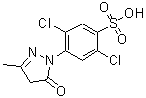 CAS 登录号：108469-42-7， 2,5-二氯-4-(3-甲基-5-氧代-4,5-二氢-1H-吡唑-1-基)苯磺酸