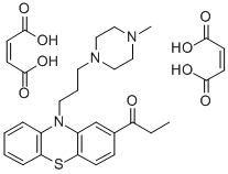 CAS#: 108670-13-9, 1-(10-(3-(4-Methyl-1-piperazinyl)propyl)phenothiazin-2-yl)-1-propanone dimaleate
