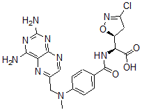 CAS 登录号：108743-20-0， (2S)-2-[(5S)-3-氯-4,5-二氢-1,2-恶唑-5-基]-2-[[4-[(2,4-二氨基蝶啶-6-基)甲基-甲基氨基]苯甲酰基]氨基]乙酸
