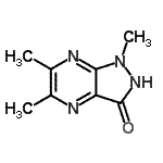 CAS#: 108777-80-6, 1,5,6-Trimethyl-1,2-Dihydro-3H-Pyrazolo[3,4-b]Pyrazin-3-One