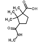 CAS#: 108879-65-8, 1,2,2-Trimethyl-3-(Methylcarbamoyl)Cyclopentanecarboxylic Acid