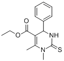 CAS 登录号：108958-81-2， (4R)-1,6-二甲基-4-苯基-2-硫代-3,4-二氢嘧啶-5-羧酸乙酯