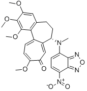 CAS#: 108964-31-4, 6,7-Dihydro-1,2,3,10-Tetramethoxy-7-[Methyl(7-Nitro-2,1,3-Benzoxadiazol-4-Yl)Amino]-(7S)-Benzo[a]Heptalen-9(5H)-One