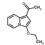 CAS#: 109017-90-5, 1-(3-Ethoxy-1-Indolizinyl)Ethanone