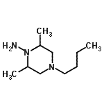 CAS#: 109055-77-8, 4-Butyl-2,6-Dimethyl-1-Piperazinamine