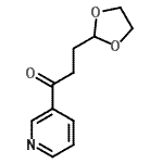 CAS#: 109065-57-8, 3-(1,3-Dioxolan-2-Yl)-1-(3-Pyridinyl)-1-Propanone