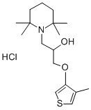CAS#: 109171-70-2, 1-(4-Methylthiophen-3-Yl)Oxy-3-(2,2,6,6-Tetramethylpiperidin-1-Yl)Propan-2-Ol Hydrochloride