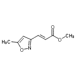 CAS#: 109203-36-3, Methyl (2E)-3-(5-Methyl-1,2-Oxazol-3-Yl)Acrylate