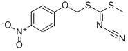 CAS 登录号：109349-04-4， 氰基-二硫代亚氨酸甲基(4-硝基苯氧基)甲基酯
