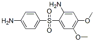 CAS 登录号：109351-13-5， 2-(4-氨基苯基)磺酰基-4,5-二甲氧基苯胺