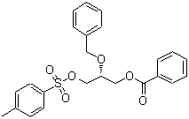CAS 登录号：109371-31-5， (2R)-2-(苄氧基)-3-{[(4-甲基苯基)磺酰基]氧基}丙基苯甲酸酯