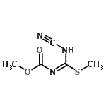 CAS#: 109377-26-6, Methyl [(E)-(Cyanoamino)(Methylsulfanyl)Methylene]Carbamate