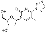 CAS 登录号：109389-24-4， 1-(2-脱氧-B-D-赤式-呋喃戊糖基)-4-(1H-1,2,4-三唑-1-基)-2(1H)-嘧啶酮