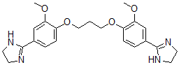 CAS#: 109444-03-3, 2-[4-[3-[4-(4,5-Dihydro-1H-Imidazol-2-Yl)-2-Methoxyphenoxy]Propoxy]-3-Methoxyphenyl]-4,5-Dihydro-1H-Imidazole