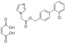 CAS#: 109523-92-4, 4-(Imidazolylacetoxymethyl)-2'-chlorobiphenyl hydrogen maleate