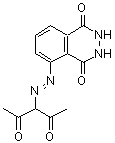 CAS 登录号：109632-03-3， 5-[(E)-(2,4-二氧代-3-戊烷基)偶氮]-2,3-二氢-1,4-酞嗪二酮
