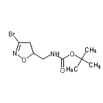CAS#: 109770-82-3, 2-Methyl-2-Propanyl [(3-Bromo-4,5-Dihydro-1,2-Oxazol-5-Yl)Methyl]Carbamate