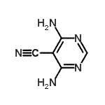 CAS 登录号：109831-70-1， 4,6-二氨基-5-嘧啶甲腈