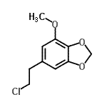 CAS#: 109856-89-5, 6-(2-Chloroethyl)-4-Methoxy-1,3-Benzodioxole