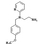 CAS#: 109912-28-9, N-(4-Methoxybenzyl)-N-(2-Pyridinyl)-1,2-Ethanediamine