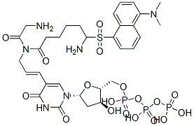 CAS#: 109921-29-1, 5-(Dansylglycyl-6-aminohexanoylaminoprop-1-enyl)-2'-deoxyuridine 5'-triphosphate