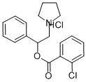 CAS#: 109938-92-3, (1-Phenyl-2-Pyrrolidin-1-Ylethyl) 2-Chlorobenzoate Hydrochloride