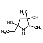 CAS#: 109954-05-4, 3-Ethyl-1,5-Dimethyl-3,5-Pyrazolidinediol