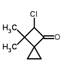 CAS#: 110079-16-8, 5-Chloro-6,6-Dimethylspiro[2.3]Hexan-4-One