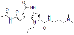 CAS 登录号：110124-49-7， 4-[(5-乙酰氨基呋喃-2-羰基)氨基]-N-(3-二甲基氨基丙基)-1-丙基吡咯-2-甲酰胺