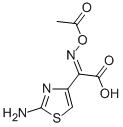 CAS 登录号：110130-88-6， (Z)-2-(2-氨基噻唑-4-基)-2-乙酰氧基亚氨基乙酸
