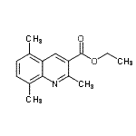 CAS 登录号：110139-48-5， 乙基2,5,8-三甲基-3-喹啉羧酸酯
