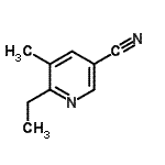 CAS#: 110253-41-3, 6-Ethyl-5-Methylnicotinonitrile