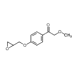 CAS#: 110458-44-1, 2-Methoxy-1-[4-(2-Oxiranylmethoxy)Phenyl]Ethanone