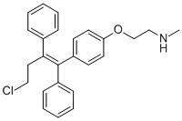 CAS 登录号：110503-61-2， 2-[4-[(Z)-4-氯-1,2-二(苯基)丁-1-烯基]苯氧基]-N-甲基乙胺