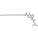 CAS#: 110560-22-0, Isobutyl (6-{[3-(Dodecyloxy)Propyl]Carbamoyl}-5-Hydroxy-1-Naphthyl)Carbamate
