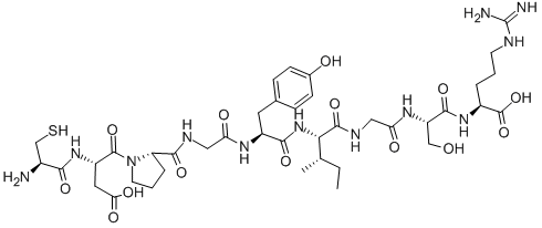 CAS#: 110590-60-8, L-Cysteinyl-L-alpha-Aspartyl-L-Prolylglycyl-L-Tyrosyl-L-Isoleucylglycyl-L-Seryl-L-Arginine