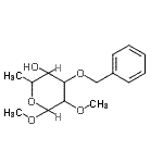 CAS#: 110594-91-7, Methyl 3-O-Benzyl-6-Deoxy-2-O-Methylhexopyranoside