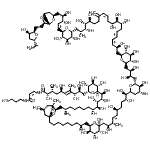 CAS#: 11077-03-5, (2S,3R,5R,6E,8R,9S)-10-[(2R,3R,4R,5S,6R)-6-{(1S,2R,3S,4S,5R,11S)-12-[(1R,3S,5S,7R)-5-{(8S)-9-[(2R,3R,4R,5R,6S)-6-{(2S,3S,4E,6S,9R,10R)-10-[(4R,5S,6R)-6-{(2R,3R)-4-[(2R,3S,4R,5R,6S)-6-{(2S,3Z,5E,8R,9S, 10R,12Z,17S,18R,19R,20R)-21-[(2R,3R,4R,5S,6R)-6-{(1Z,3R,4R)-5-[(1S,3R,5R,7R)-7-{2-[(2R,3R,5S)-5-(Aminomethyl)-3-Hydroxytetrahydro-2-Furanyl]Ethyl}-2,6-Dioxabicyclo[3.2.1]Oct-3-Yl]-3,4-Dihydroxy-1-Pent En-1-Yl}-3,4,5-Trihydroxytetrahydro-2H-Pyran-2-Yl]-2,8,9,10,17,18,19-Heptahydroxy-20-Methyl-14-Methylene-3,5,12-Henicosatrien-1-Yl}-3,4,5-Trihydroxytetrahydro-2H-Pyran-2-Yl]-2,3-Dihydroxybutyl}-4,5-Di Hydroxytetrahydro-2H-Pyran-2-Yl]-2,6,9,10-Tetrahydroxy-3-Methyl-4-Decen-1-Yl}-3,4,5,6-Tetrahydroxytetrahydro-2H-Pyran-2-Yl]-8-Hydroxynonyl}-1,3-Dimethyl-6,8-Dioxabicyclo[3.2.1]Oct-7-Yl]-1,2,3,4,5-Pent Ahydroxy-11-Methyldodecyl}-3,4,5-Trihydroxytetrahydro-2H-Pyran-2-Yl]-2,5,8,9-Tetrahydroxy-N-{(1Z)-3-[(3-Hydroxypropyl)Amino]-3-Oxo-1-Propen-1-Yl}-3,7-Dimethyl-6-Decenamide