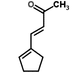 CAS 登录号：110845-85-7， (3E)-4-(1-环戊烯-1-基)-3-丁烯-2-酮