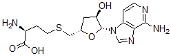 CAS 登录号：110880-45-0， (2S)-2-氨基-4-[[(2S,4R,5R)-5-(4-氨基咪唑并[4,5-c]吡啶-1-基)-4-羟基四氢呋喃-2-基]甲硫基]丁酸