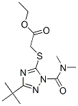 CAS#: 110895-43-7, Ethyl 2-[[5-Tert-Butyl-2-(Dimethylcarbamoyl)-1,2,4-Triazol-3-Yl]Sulfanyl]Acetate