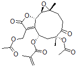CAS 登录号：11091-29-5， 灰青斑鸠菊内酯A