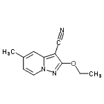 CAS#: 110911-78-9, 2-Ethoxy-5-Methylpyrazolo[1,5-a]Pyridine-3-Carbonitrile
