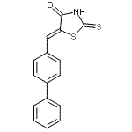 CAS#: 110932-40-6, (5Z)-5-(4-Biphenylylmethylene)-2-Thioxo-1,3-Thiazolidin-4-One
