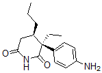 CAS#: 110977-60-1, (3R,4R)-3-(4-Aminophenyl)-3-Ethyl-4-Propylpiperidine-2,6-Dione